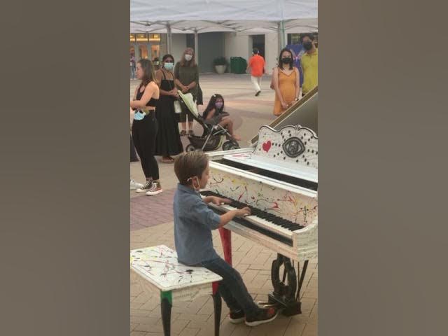 River Flows in You" played by 6-year-old piano prodigy on a street piano! - YouTube