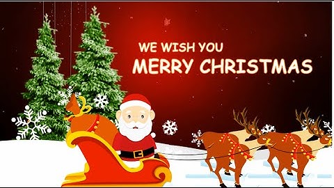 Christmas Greeting | Animated Christmas Video