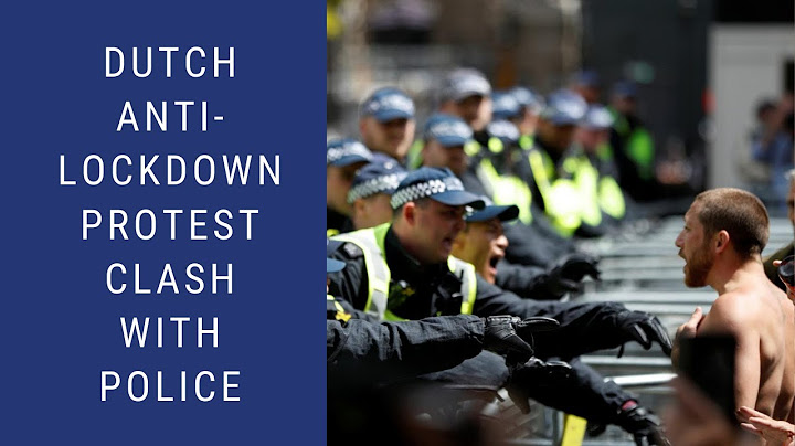 Dutch anti-lockdown protest clash with police in The Hague