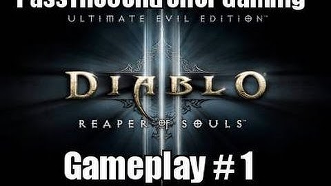 Diablo 3:Reaper Of Souls (Ultimate Evil Edition) PS4 Complete Crusader Walkthrough #1