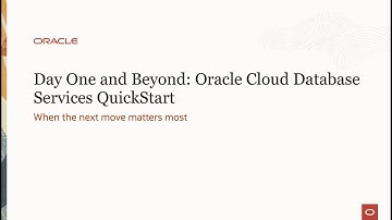 Day One and Beyond - Season 4 - OCI Database Quickstart