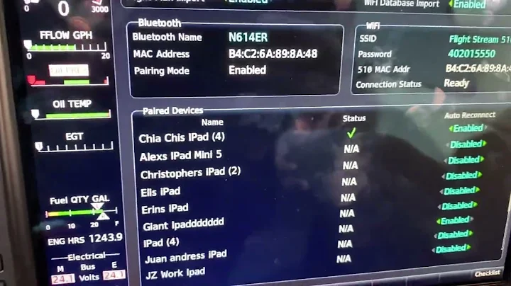 Import Flight Plan From ForeFlight to G1000