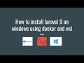 Setup Laravel 9.x using Docker, WSL for Windows