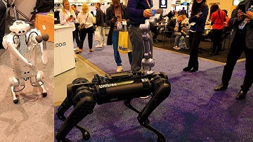 Unitree Robotics Robot dog GO1 Pro Aliengo Z1 B1 CES 2023 LIDAR technology