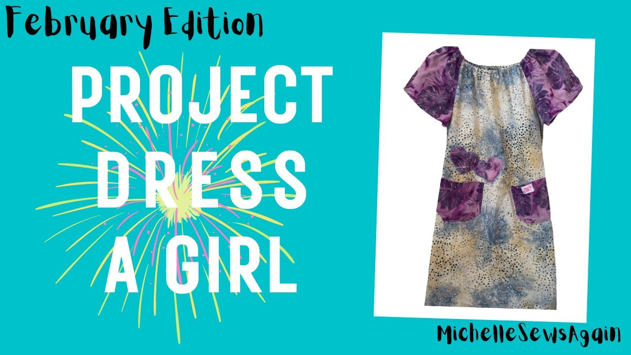I made a little girl's dress with a FREE PATTERN! #projectdressagirl ...