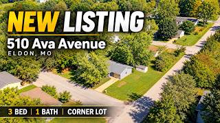 New Listing in Eldon, MO | 510 Ava Avenue | 3 Bed Home on a Corner Lot