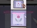 Use snapping in Procreate to make perfect repeating patterns. #procreatetips #seamlesspattern