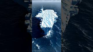 The Secret WWII Aircraft Carrier Made of ICE! 🧊⚓ #facts #funfacts #history #animation