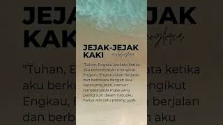 Puisi Menyentuh Hati // Jejak-Jejak Kaki // by: Margaret Fishback Powers //