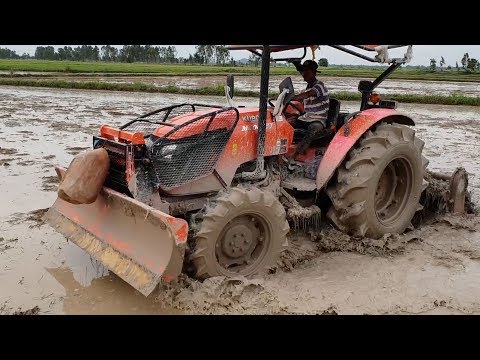 World Most Modern Agriculture Technology | Tractor Engine Sound #Prepare Land Crop Rice #Amazing