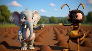 Elephant 🐘 & Ant's Big Lesson 🐜 | Moral Story for Kids | Bedtime Story #morallesson 