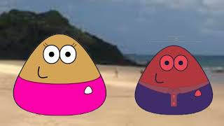 O Pou Fez Birra Na Praia