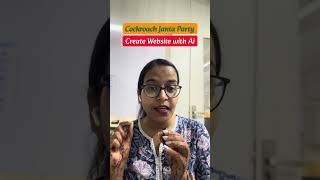 Create website using Ai #ai #website #claude #coackroachjantaparty