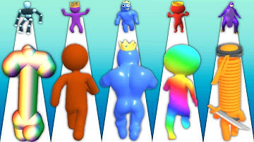 Tall Man Run, Giant Rush, Blue Monster Run, Size Up, Long Neck Run - Playing 777 Youtube Short Games