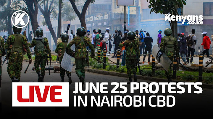 LIVE 2: Gen-Z Protests In Nairobi