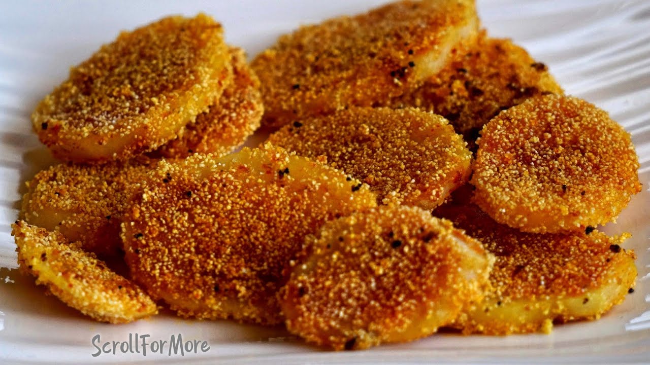 Crispy Potato Fry with Less Oil Quick Snack Recipes खस्ता आलू YouTube