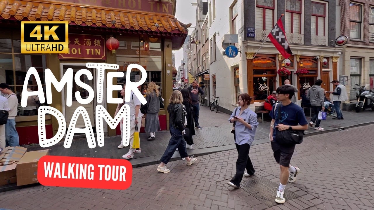 🔥 Walking Around Amsterdam’s RED LIGHT DISTRICT & CHINATOWN — What Tourists Miss | 4K Silent Walk