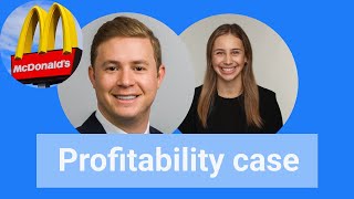 Profitability consulting case interview: McDonalds meal deal (w/ BCG & Bain Consultants) Wealth