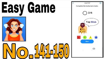 Easy  Games Level 141 - 150 Walkthrough Solution / The Games
