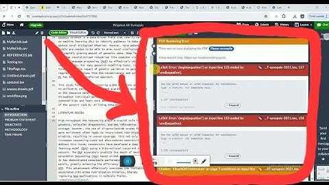 PDF Rendering Error Something went wrong while rendering this PDF SHARELATEOverLeaf