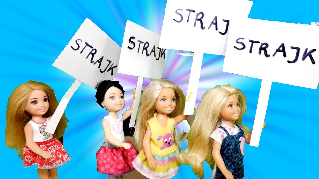 Rodzinka Barbie-Strajk !!! Lekcje odwołane!!! Bajka dla dzieci po polsku. Odc. 127