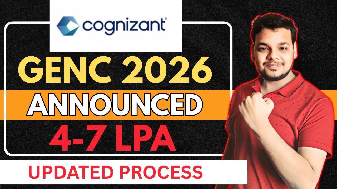Cognizant Hiring 2026 | Cogizant GenC Updated Exam Pattern & Syllabus | Cognizant Next Phase 2026