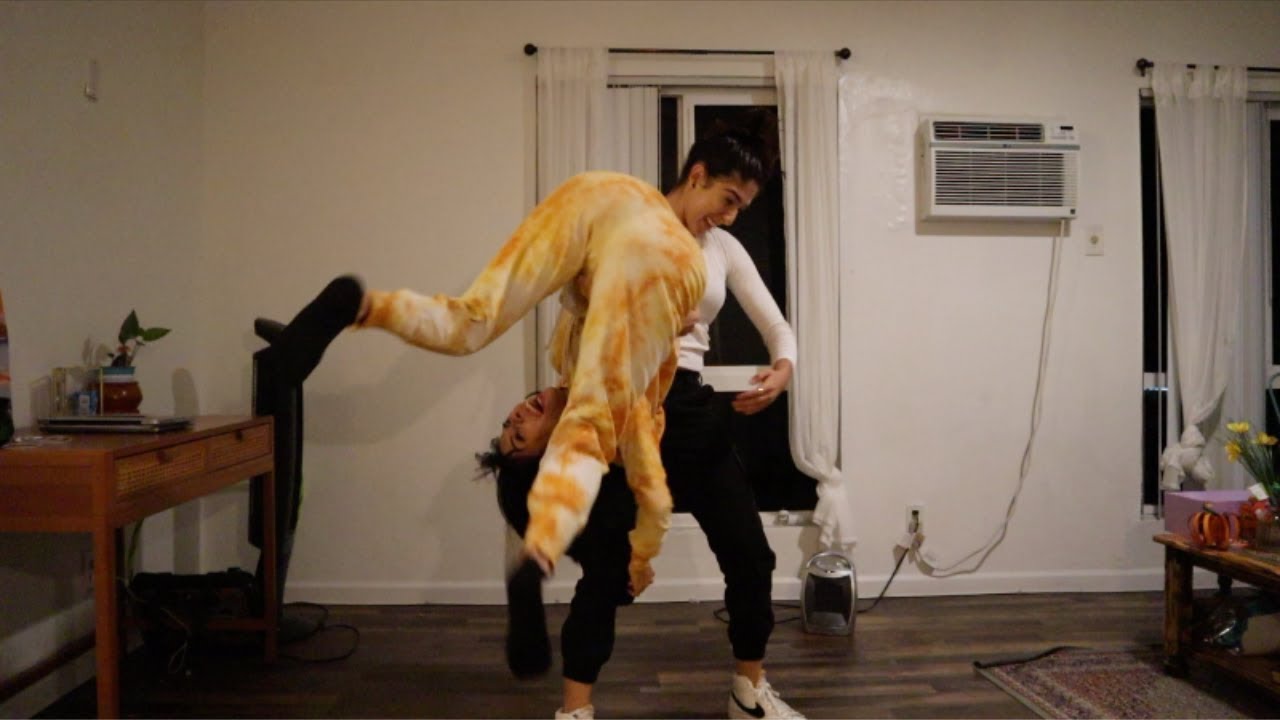 attempting partner lifts with my sister (FAIL)