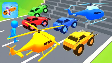 Shape shifting 🚲🚁🚗 All Levels Gameplay Walkthrough Android,ios Max Level Ep1518