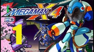 EL SEGUNDO MEGA MAN QUE JUEGO🔥  - MEGA MAN X4🔵| directo 1