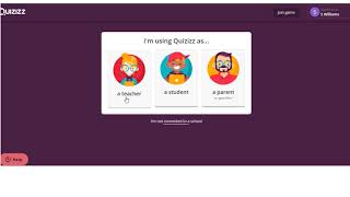 Quizizz Sign Up
