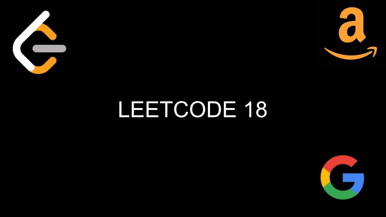 Leetcode 18 4Sum - YouTube