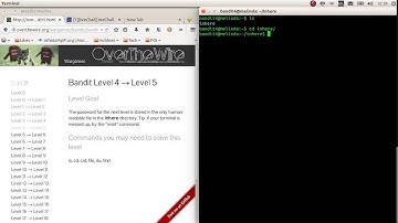 Overthewire.org [SPOILER] wargame BANDIT level 4-5
