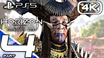 HORIZON 2 FORBIDDEN WEST PS5 Gameplay Walkthrough Part 4 - Snake & Clone (4K 60FPS) No Commentary