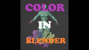 How To Add Color In Blender FAST  (TWO WAYS)