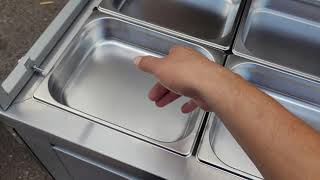 Baño Maria De 8 Insertos Medios Medidas 140X63Cm Modelo Bm8 Grupo Halley