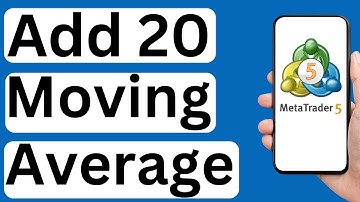 How to Add a 20 Moving Average in MetaTrader 5 Mobile App - Easy to Follow