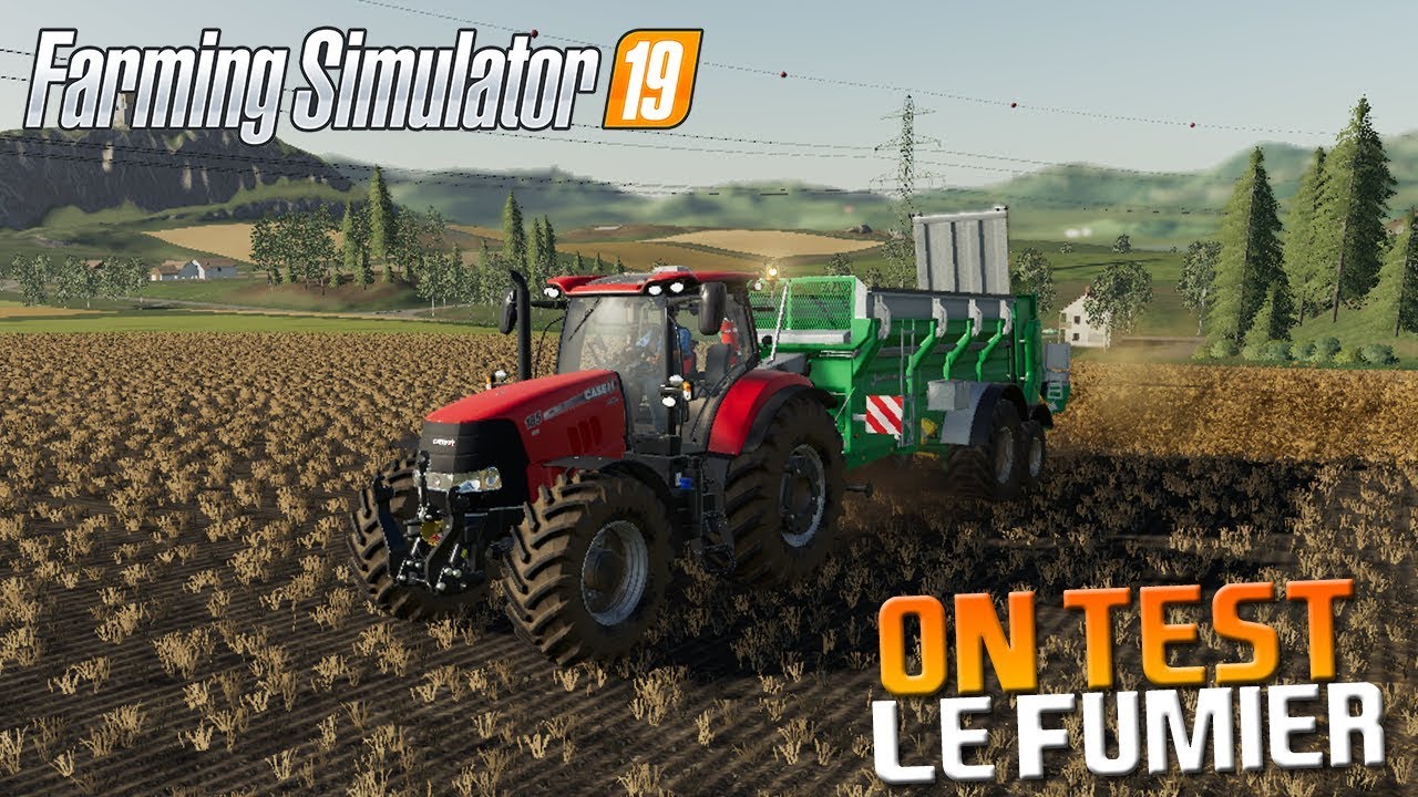 ÉPANDAGE DE FUMIER SUR FARMING SIMULATOR 19 ! - YouTube