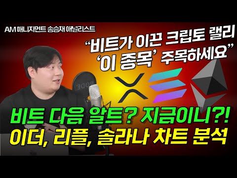 &amp;#39;<strong>이더</strong>, 리플, 솔라나&amp;#39; 차트 분석 - AM 매니지먼트 송승재 COO