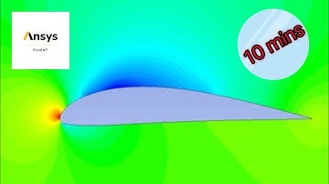 Ansys CFD fluent of Aerofoil shape in 10 mins | Ansys CFD fluent Complete tutorial
