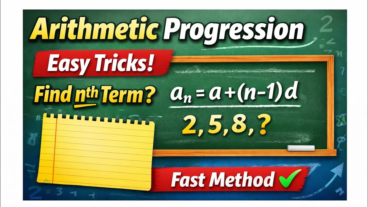 AP Chapter Lecture 2 🔥 | nth Term Formula Explained | Class 10 Maths