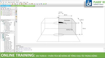 [Plaxis 3D] - Bài toán 8: Phân tích Bệ móng Bê tông chịu tải trọng động | @NGUYENQUOCTOI