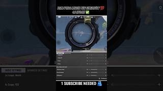 WORLD BEST SENSITIVITY FOR BGMI/PUBG 4.3 🔥 #bgmisensitivitycode #shorts