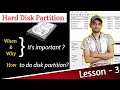 Hard Disk partition | C Drive partition Windows 10 | Lesson - 3 | HINDI