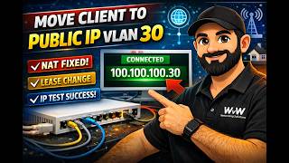 How to Give a WISP Client a Public IP on MikroTik | Part 2 VLAN 30 Test