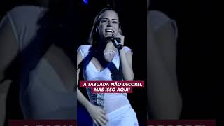 A tabuada não decorei, mas as músicas do Rouge sempre em dia!