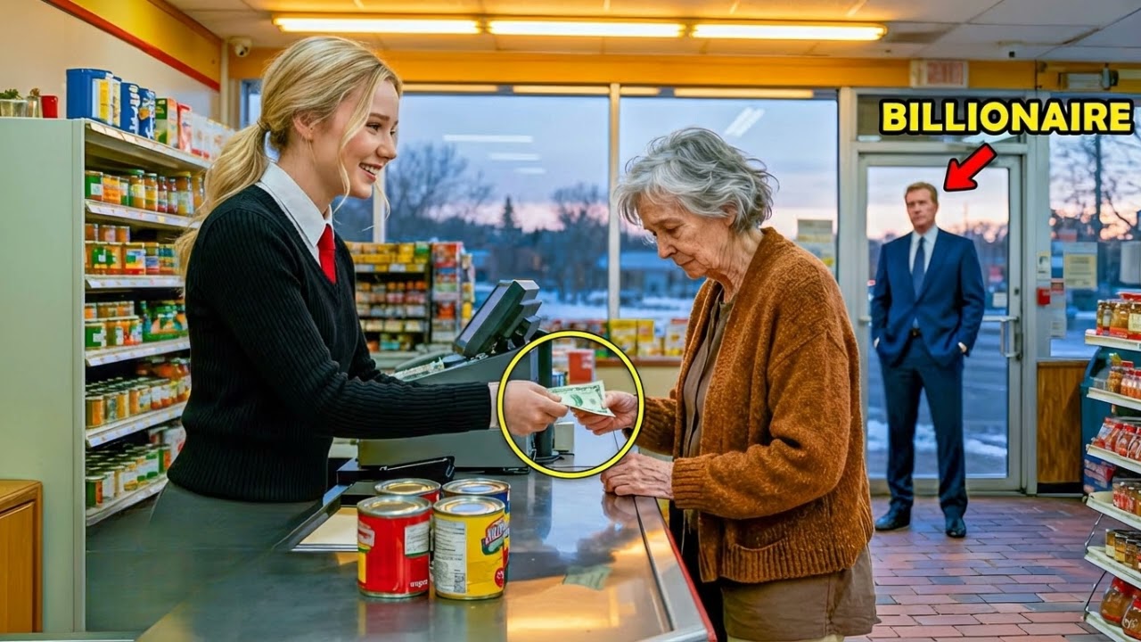 Maid's Daughter Pays for a Hungry Elderly Woman, Not Knowing She’s a Billionaire’s Mother