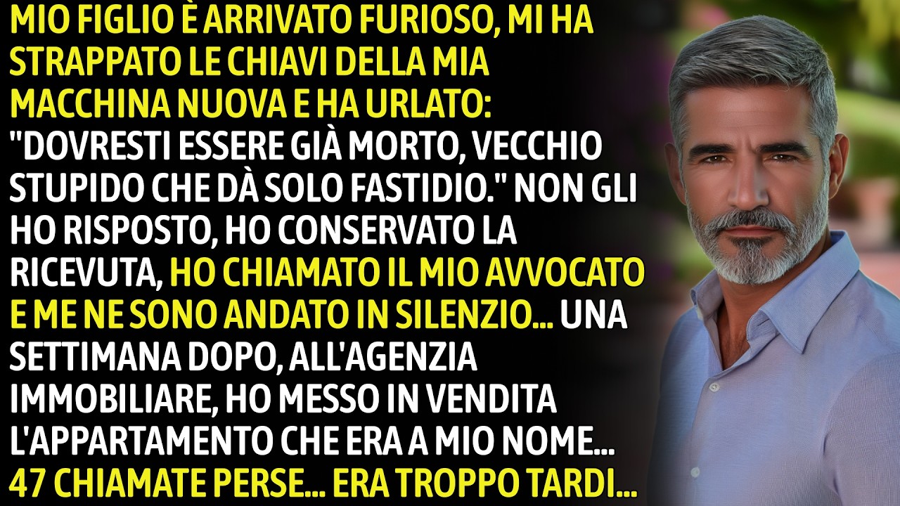 Mio Figlio Mi Ha Strappato Le Chiavi 