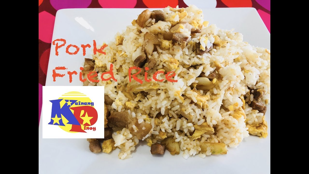 Pork Fried Rice YouTube