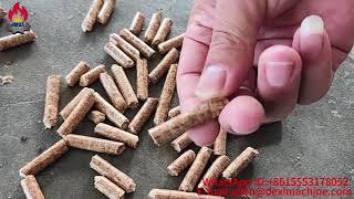 Xgj560P Vertical Ring Die Pellet Machine 132Kw Motor In Operation In Indonesia Biom Pellets Mill