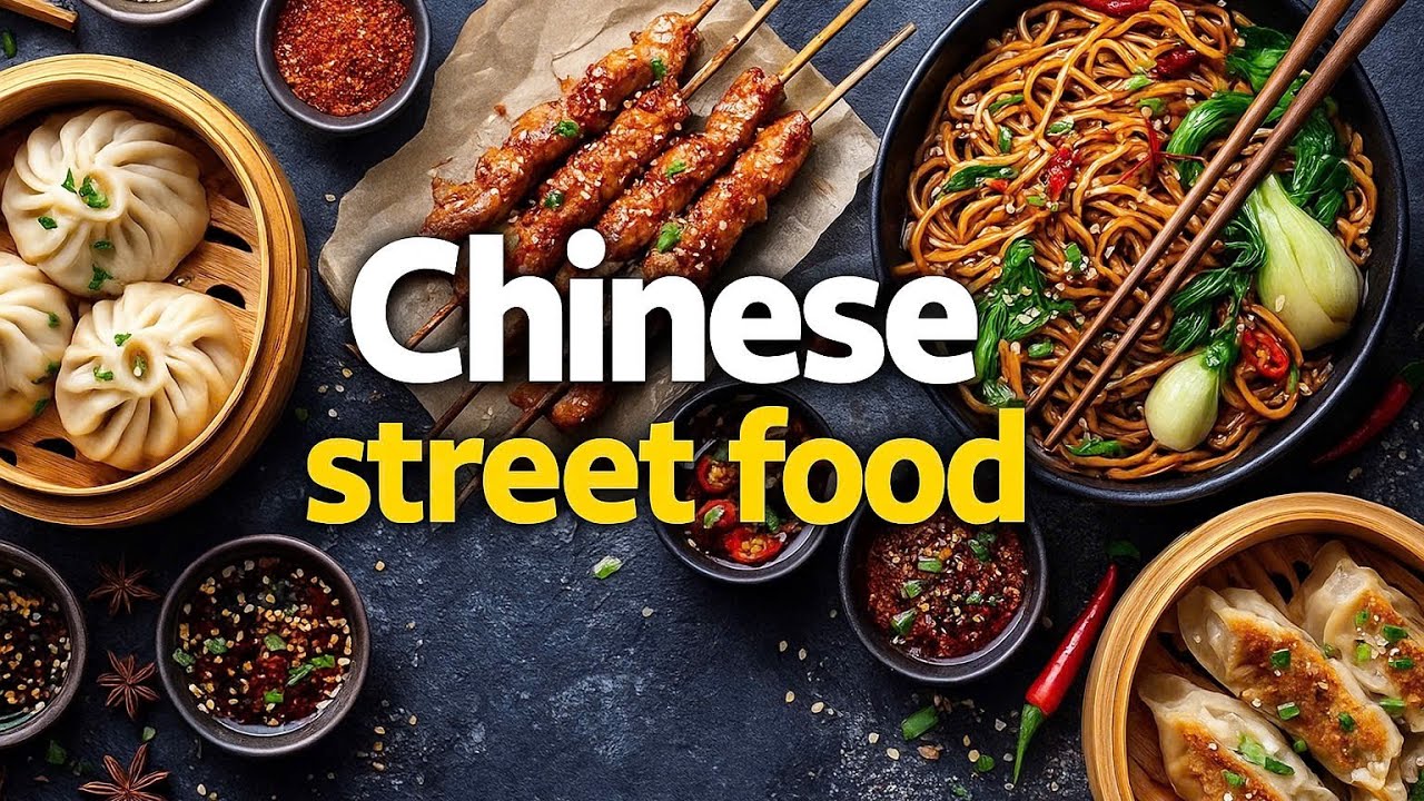 Chinese street food - Chinese braised pork 